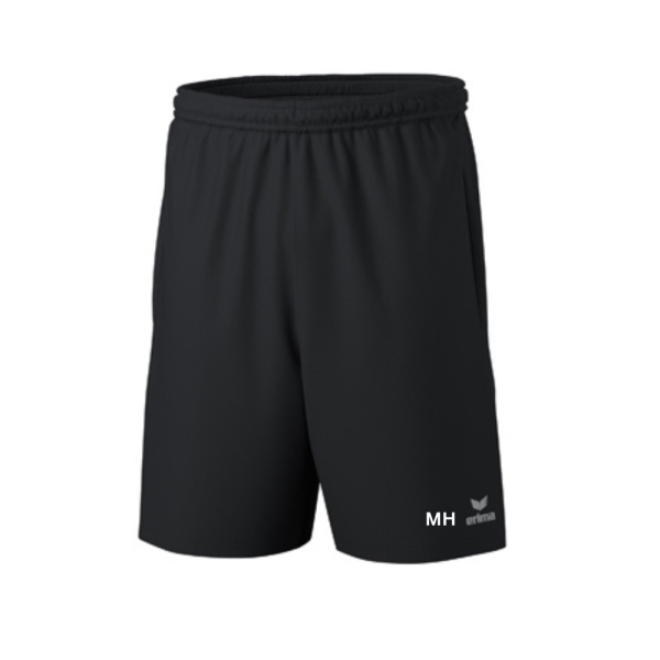 Shorts Hose schwarz mit Logos und Initialen
