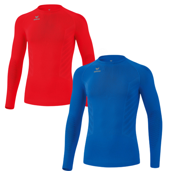 Funktionsunterwäsche Longsleeve rot oder blau